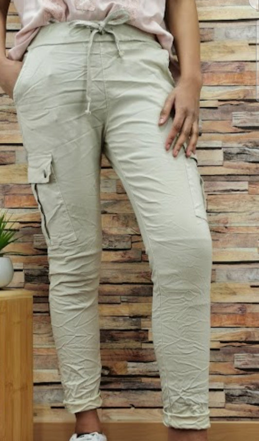 Cargo Broek (Beige) Sale.