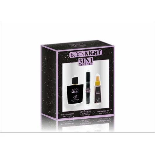 Black Night Giftset Parfum New.