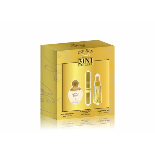 Golden touch giftset women Parfum New.